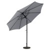 Parasol Ogrodowy Prosty Szary skos.jpg