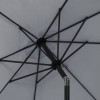 Parasol Ogrodowy Prosty Szary szczegół2.jpg
