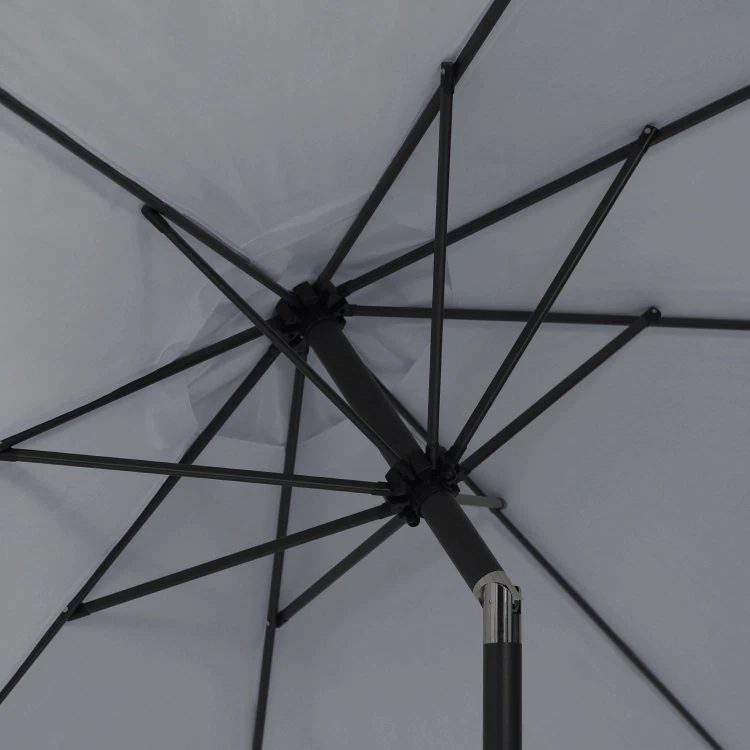 Parasol Ogrodowy Prosty Szary szczegół2.jpg