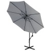 Parasol Ogrodowy Boczny Szary front.jpg