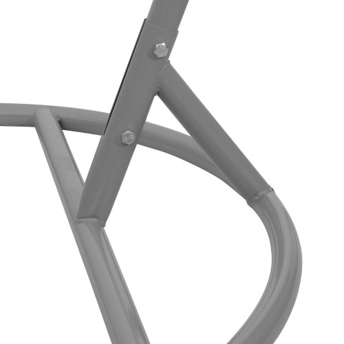 Saona Szary Czerwone Fotel wiszący Bujak Huśtawka Kokon szczegół.jpg