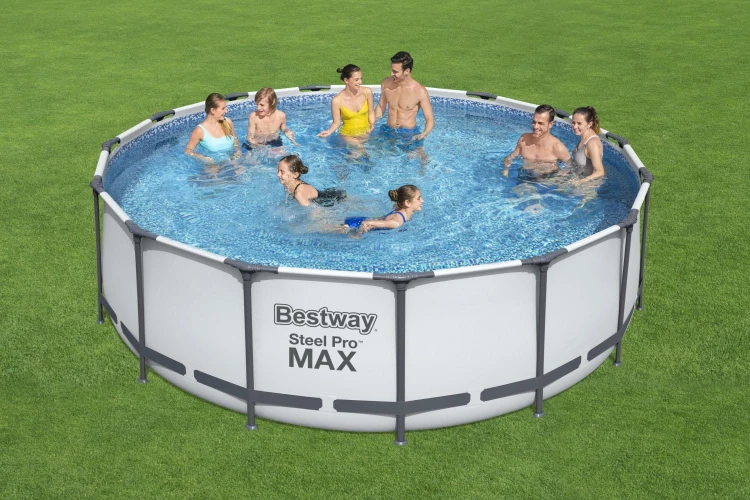 26w1 Basen stelażowy PRO MAX 457x122cm Bestway stelażowy ogrodowy (symbol 56438) zestaw aranżacja.jpg