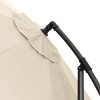 Parasol Ogrodowy Boczny Kremowy  szczegół5.jpg