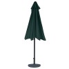 Parasol Ogrodowy Prosty Zielony front złożony.jpg