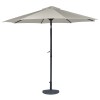 Parasol Ogrodowy Prosty Kremowy  front rozłożony.jpg