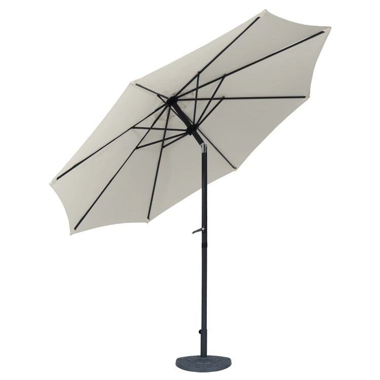 Parasol Ogrodowy Prosty Kremowy skos.jpg
