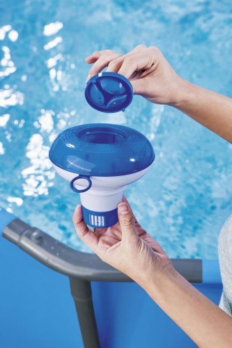 Dyspenzer Dozownik Bestway Chemia Basenowa Basen Ogrodowy szczegół2.jpg